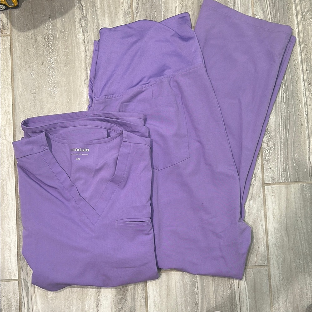 Women's Purple Scrub Jogger Pants - Lightweight Workwear